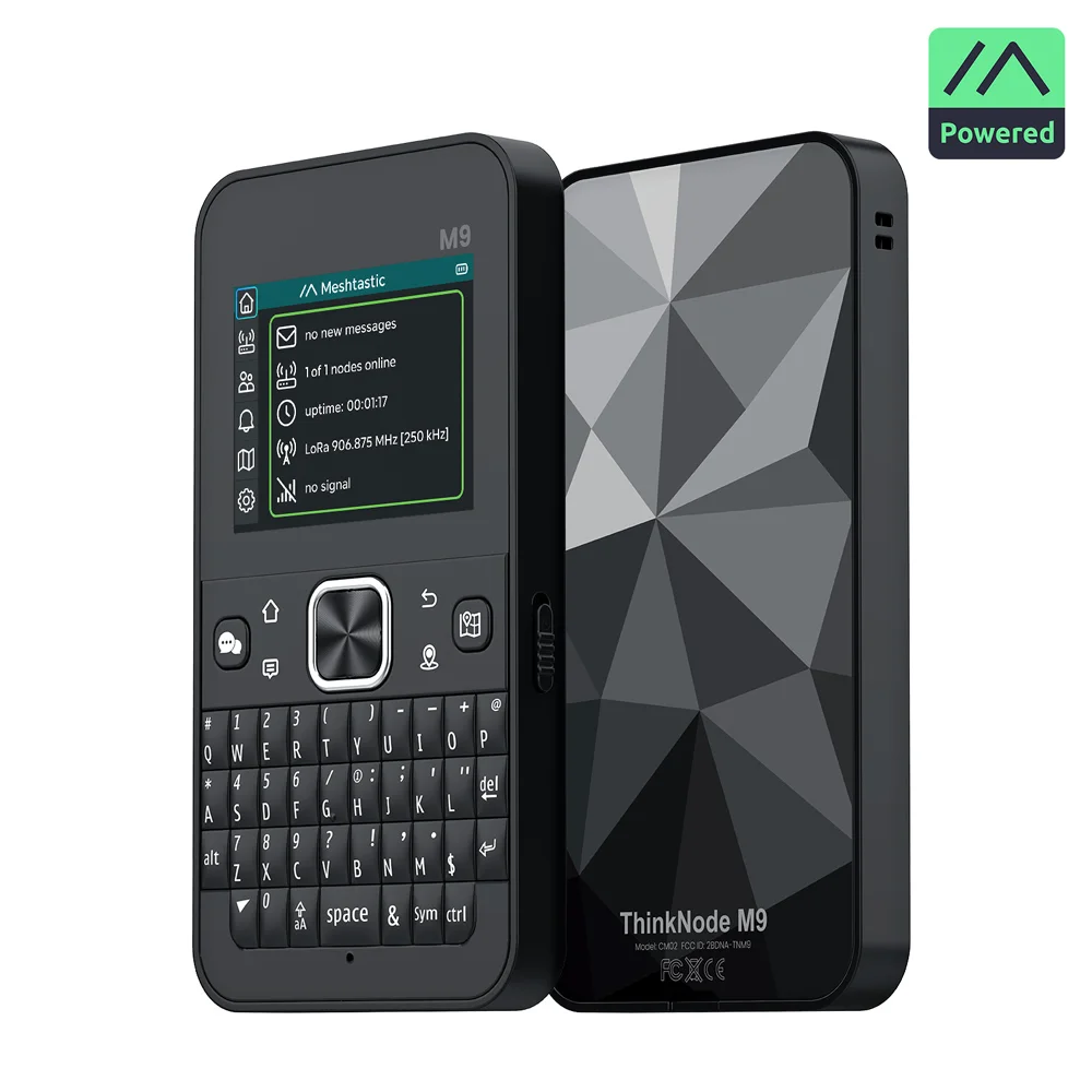 Elecrow ThinkNode M9 Meshtastic terminal with full keyboard and color display