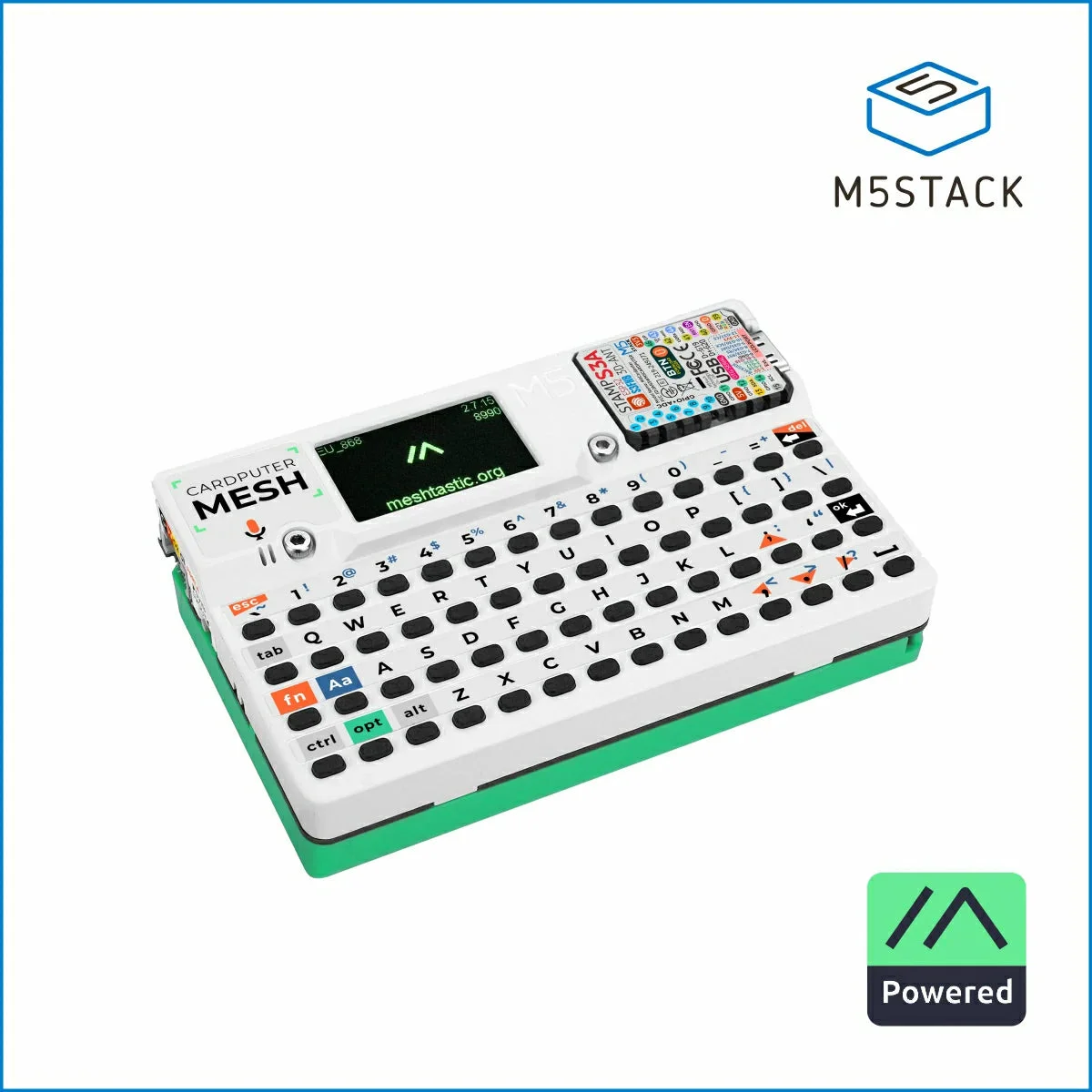 M5Stack Cardputer Mesh Kit with LoRa module attached