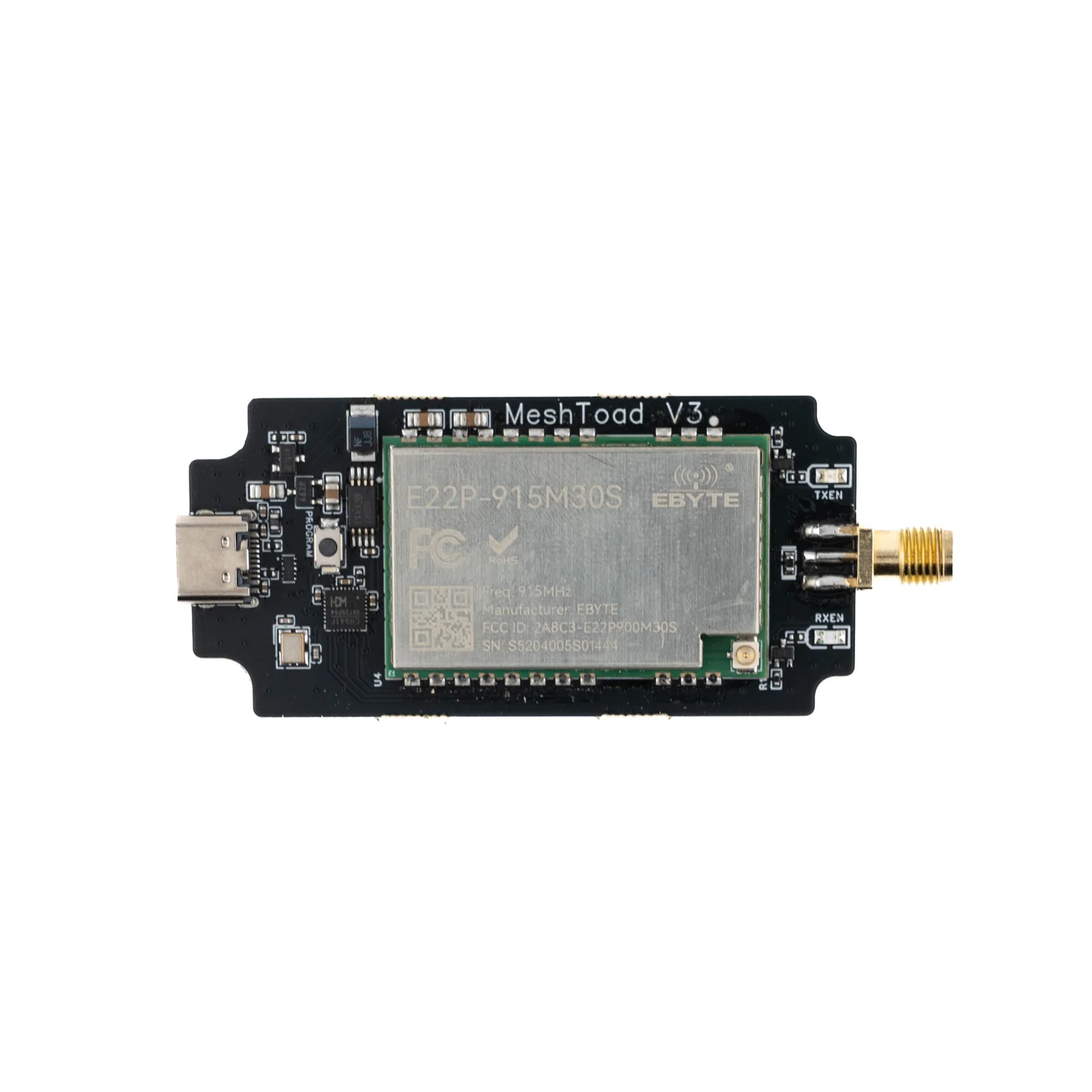 NULLHOP MeshToad V3 bare board with Ebyte LoRa module installed