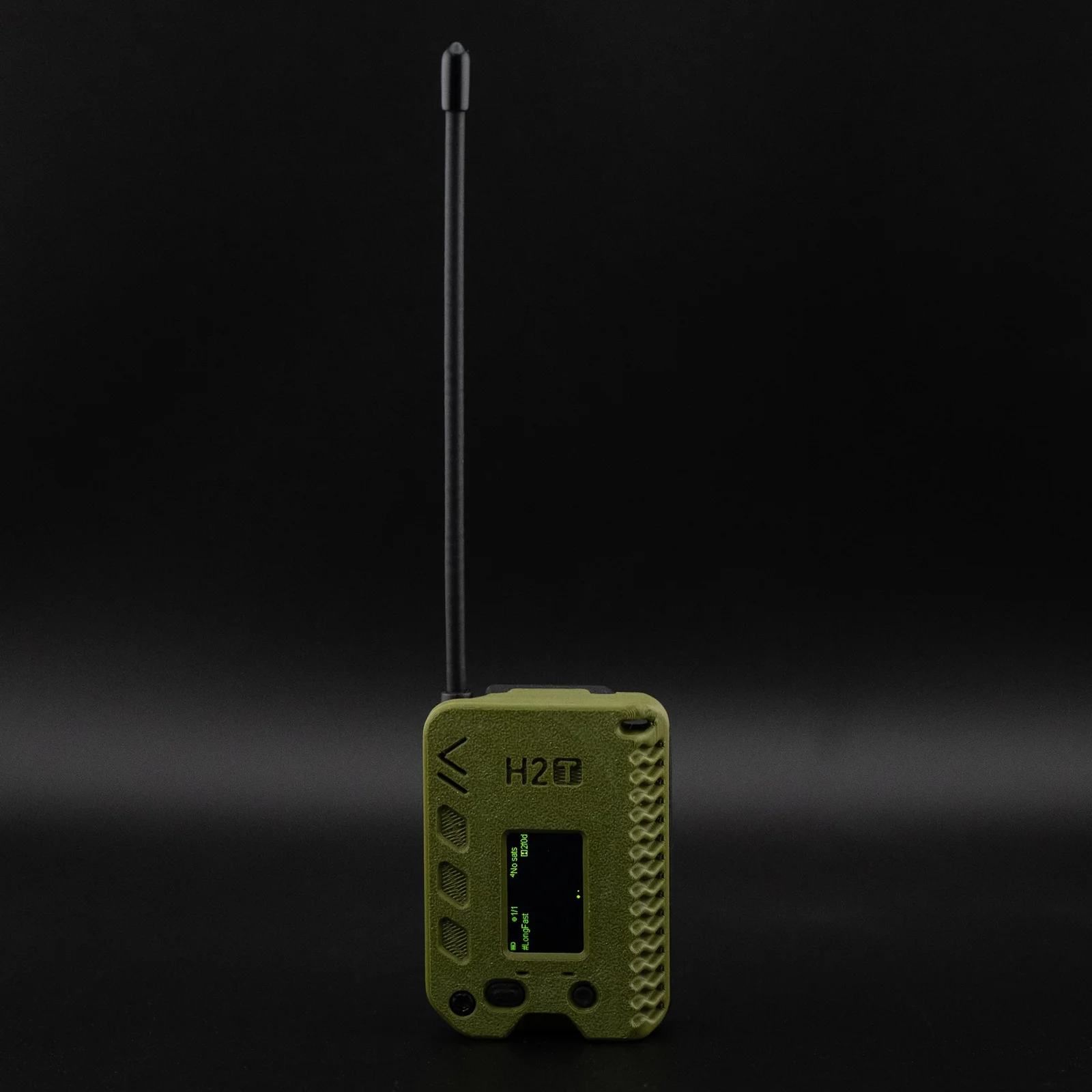 Muzi.Works H2T handheld with fitted display, GPS and antenna