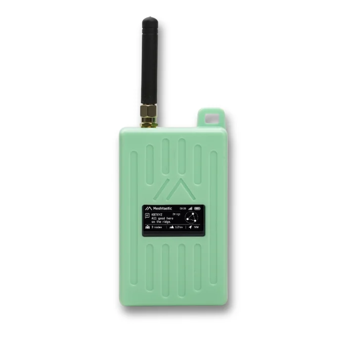 Mint WisMesh Pocket V3 with its waterproof enclosure and external antenna