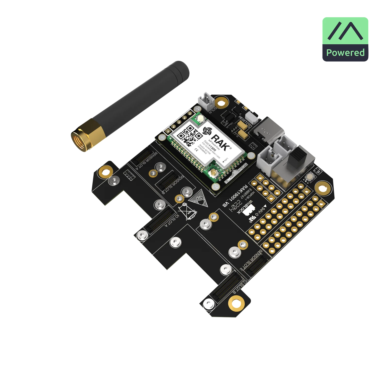 WisMesh RP2040 Starter Kit with RAK19001 base board and RAK11310 core