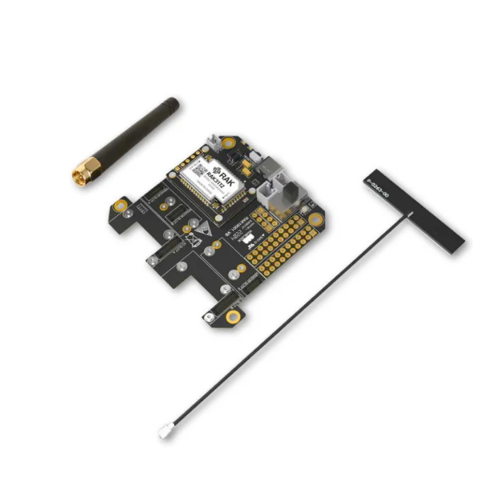WisMesh RAK3312 Meshtastic starter kit with RAK19001 baseboard and antennas